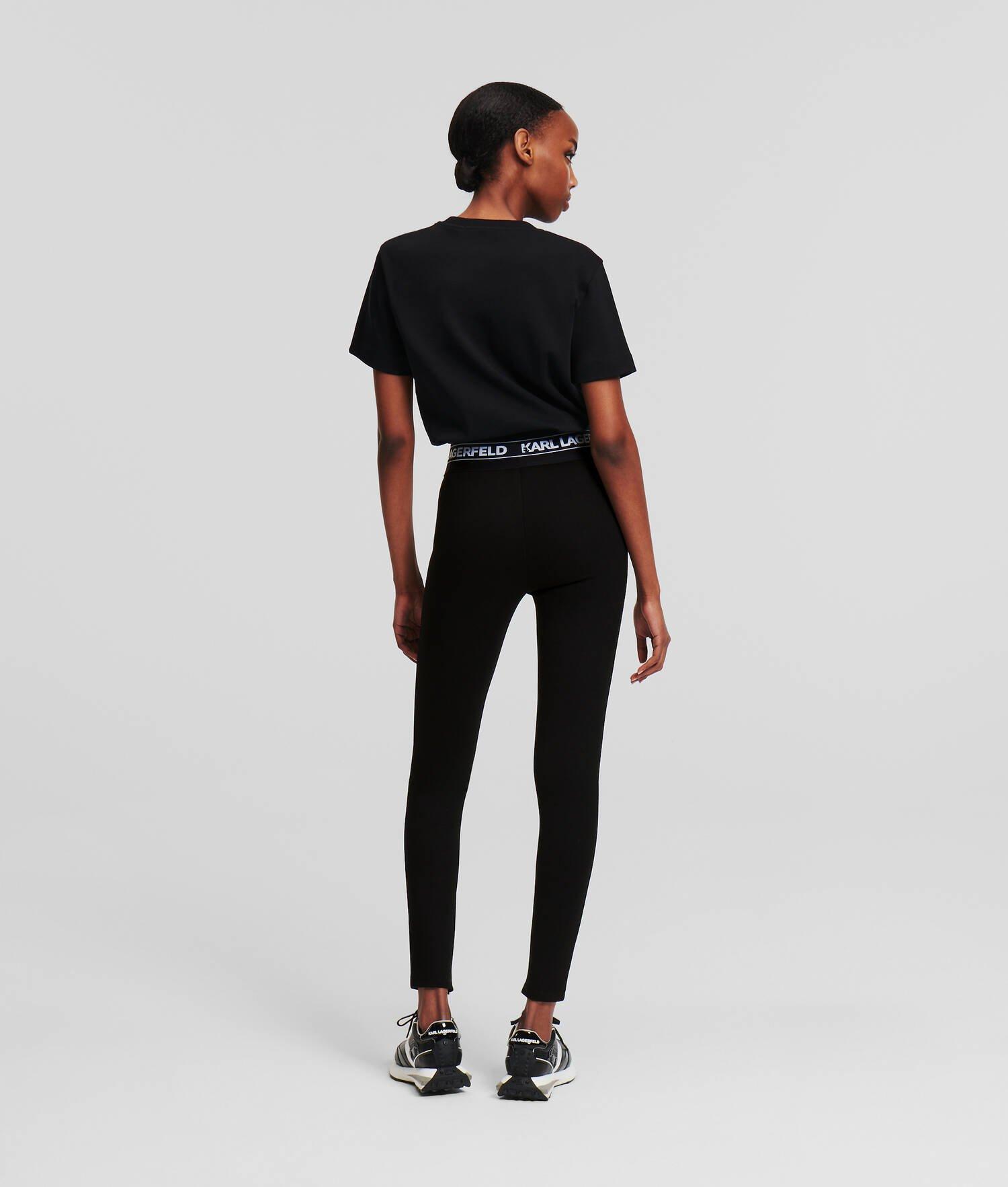 KARL LOGO TAPE PUNTO LEGGINGS Product Image