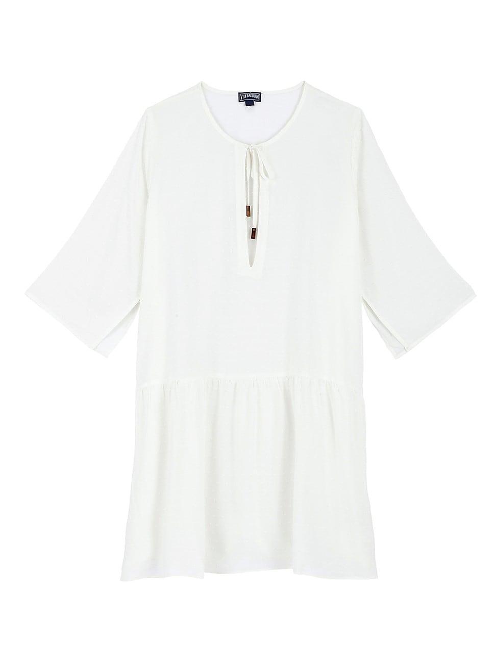 Womens Plumetis Cover-Up Dress Product Image