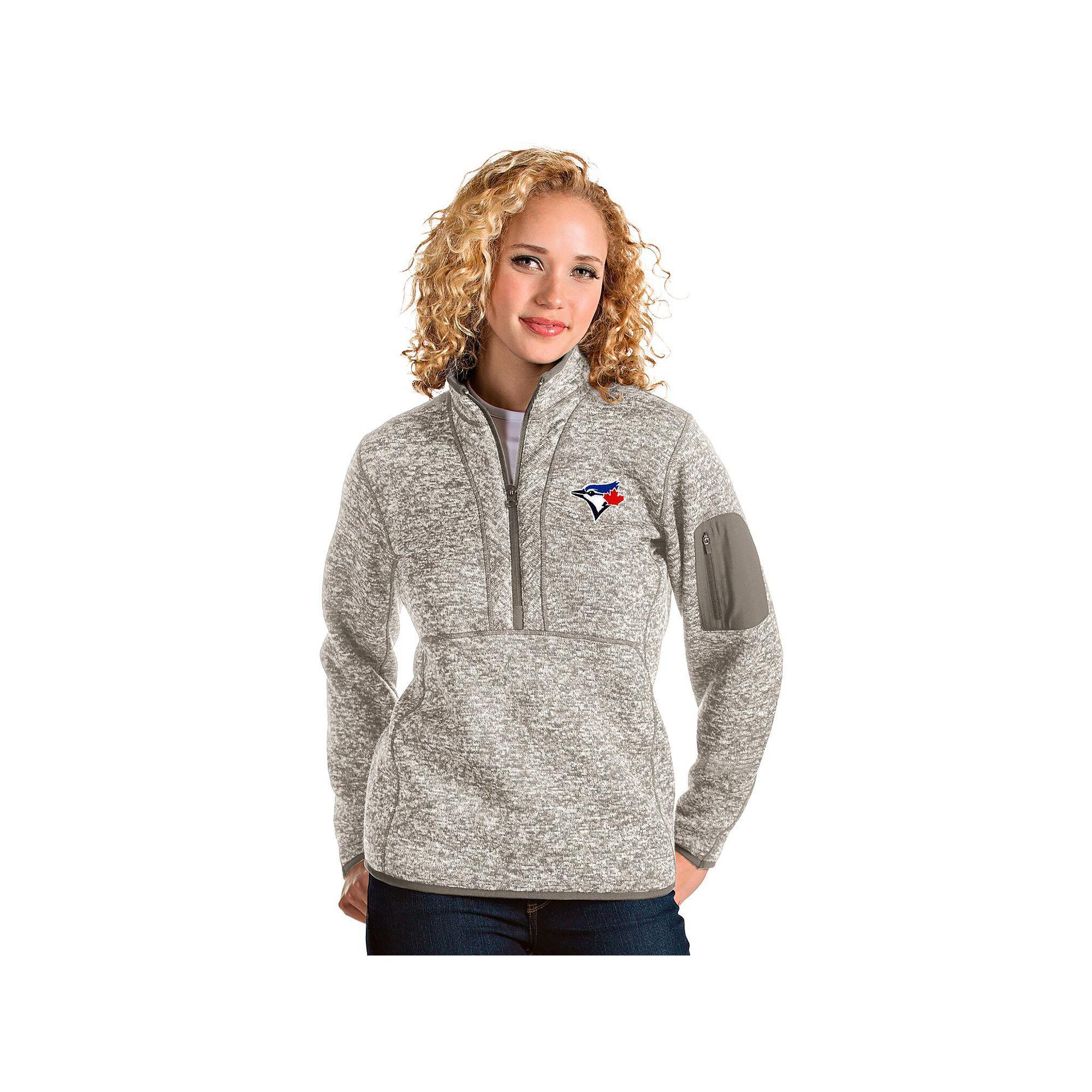 Women's Tampa Bay Rays 1/2 Zip Pullover Sweater, Size: Large, Beige Product Image