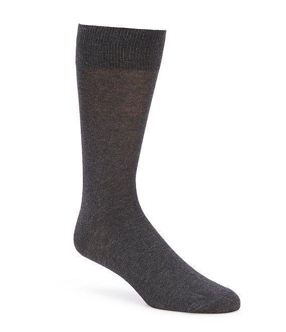 Cremieux Flat Knit Solid Crew Dress Socks Product Image