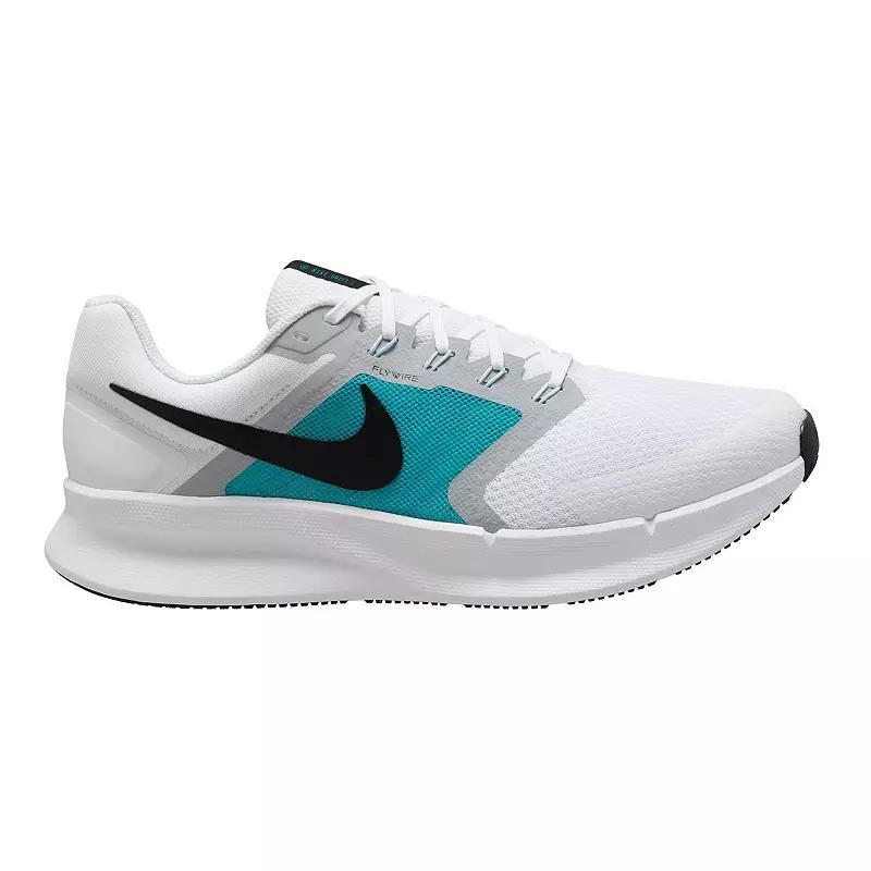 Nike Run Swift 3 Men's Road Running Shoes, Size: 14, White Black Cactus Product Image
