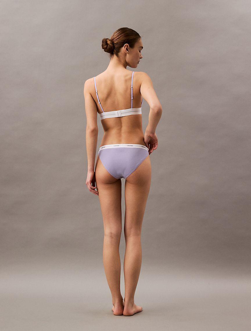 Cotton Stretch Rib String Bikini Product Image