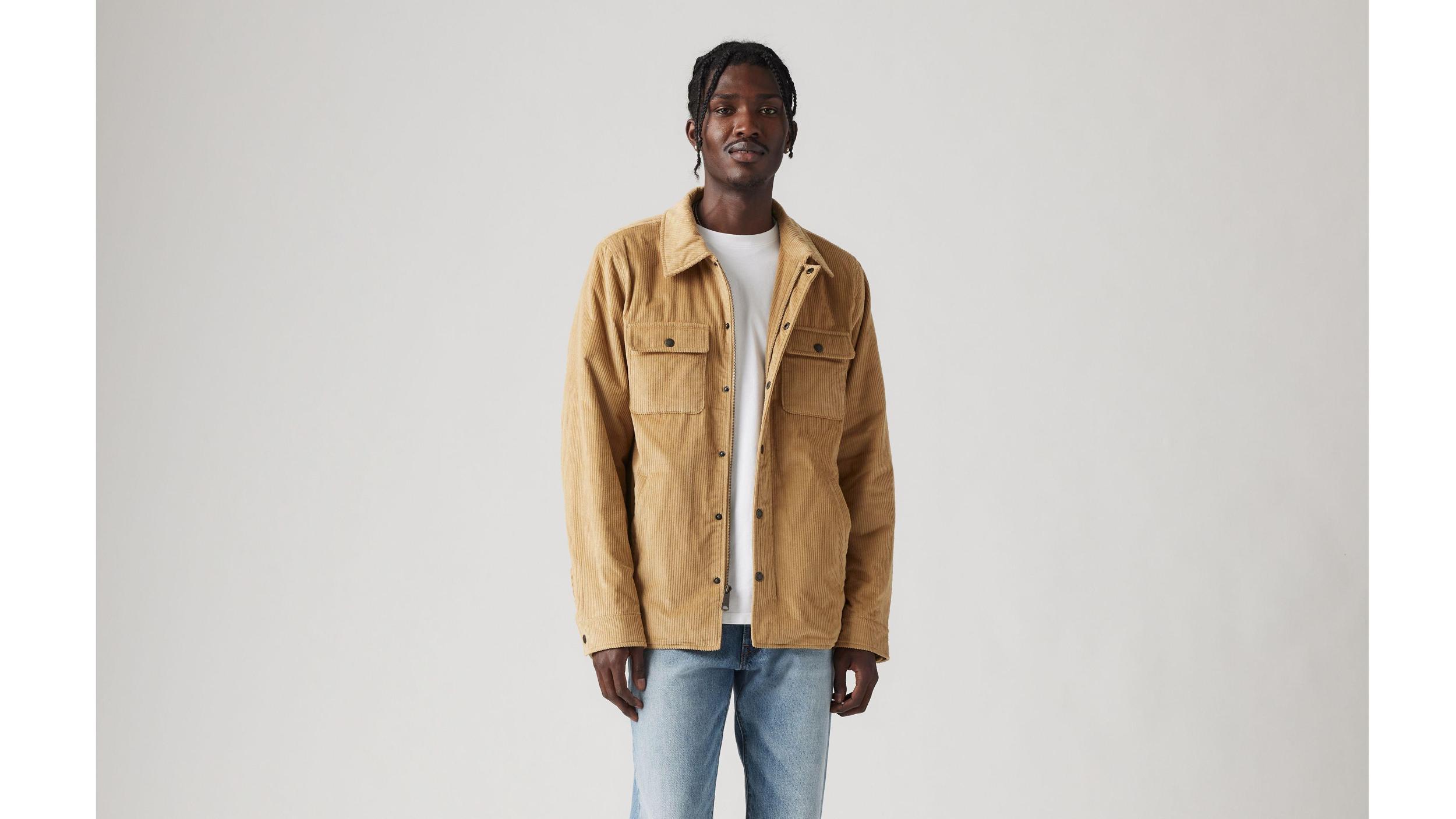 Sherpa Lined Corduroy Shacket Product Image