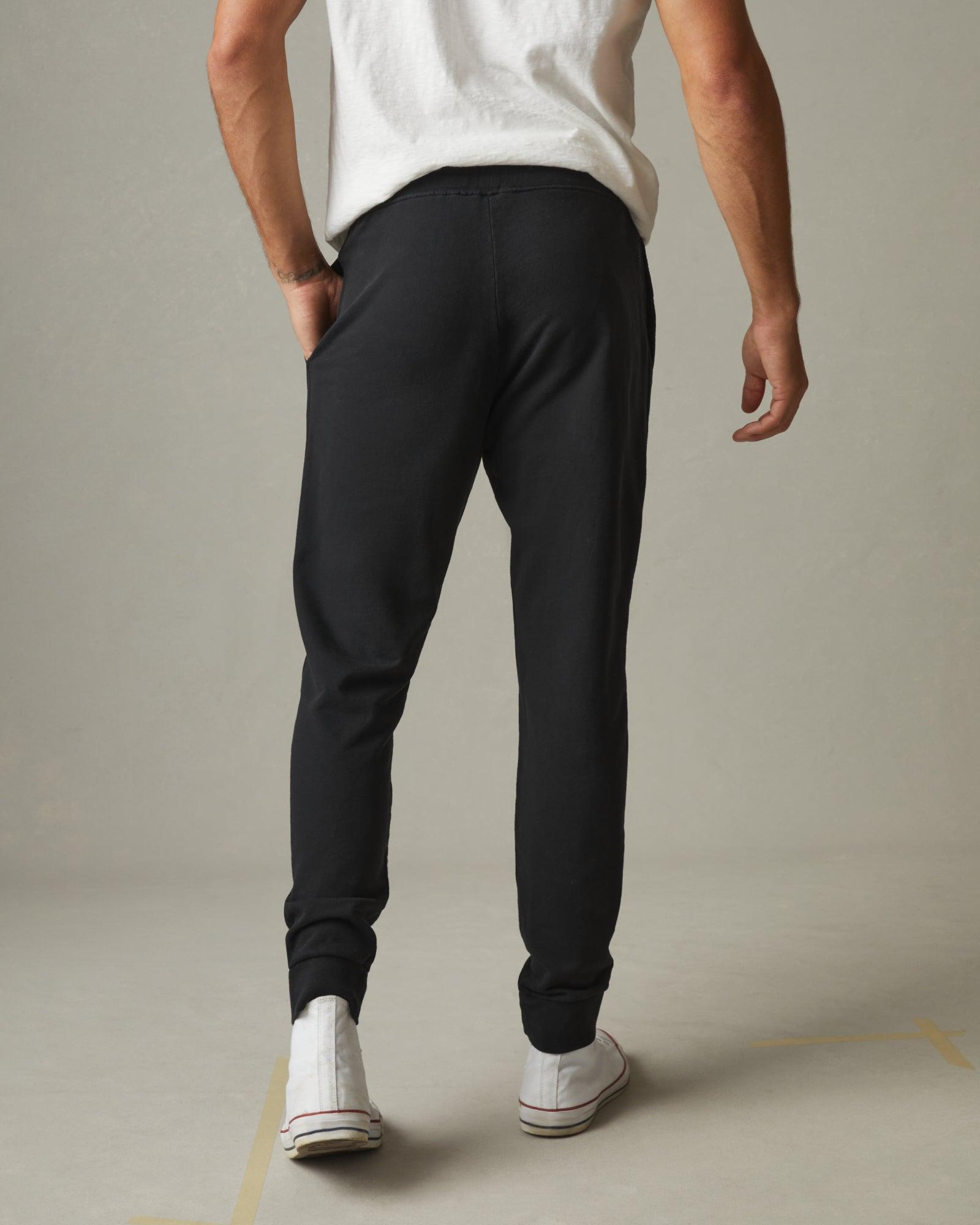 Men's French Terry Jogger - Black Product Image