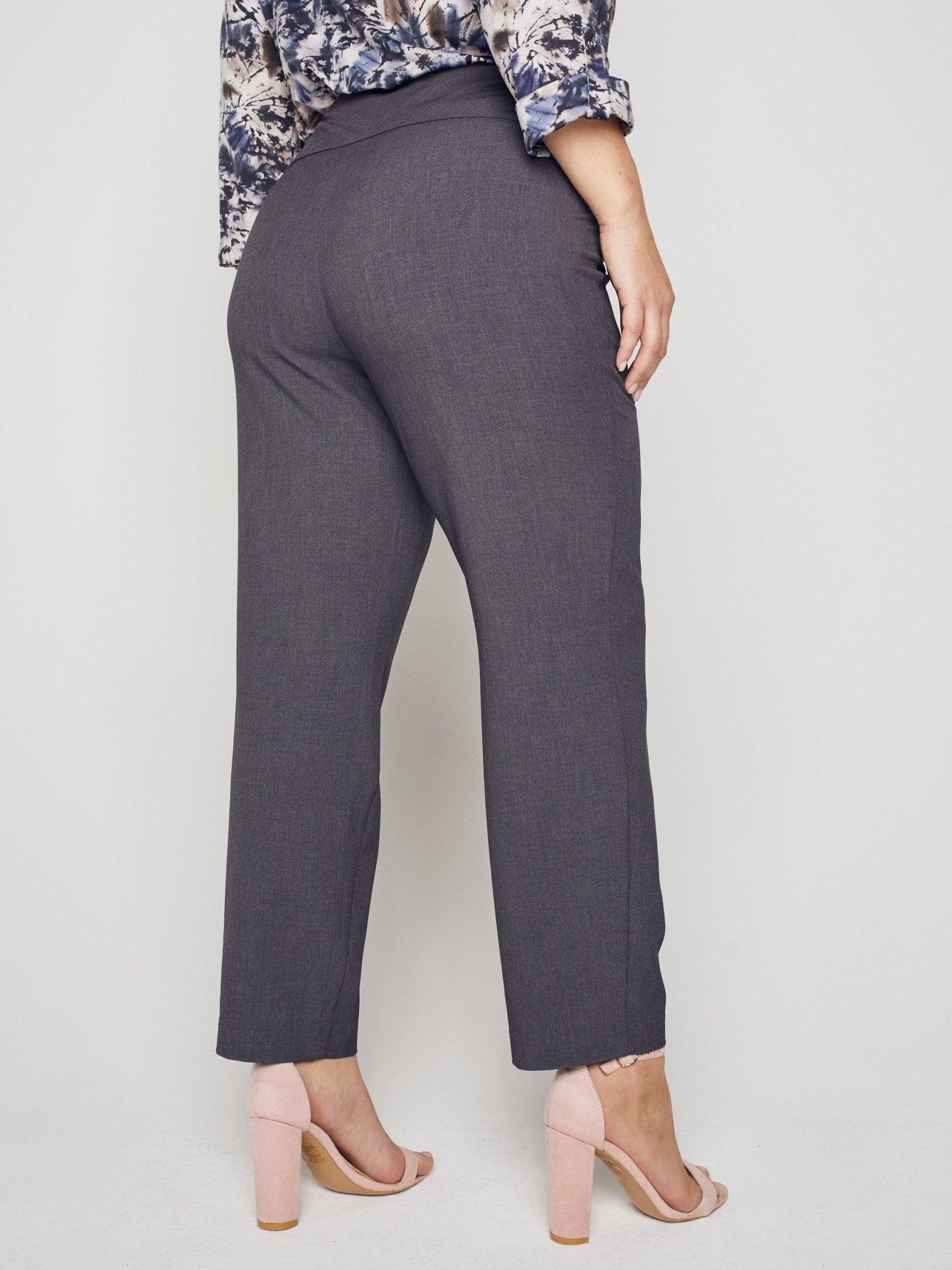 Roz & Ali Secret Agent Pants with Slim Leg & Wide Waistband - Plus Product Image