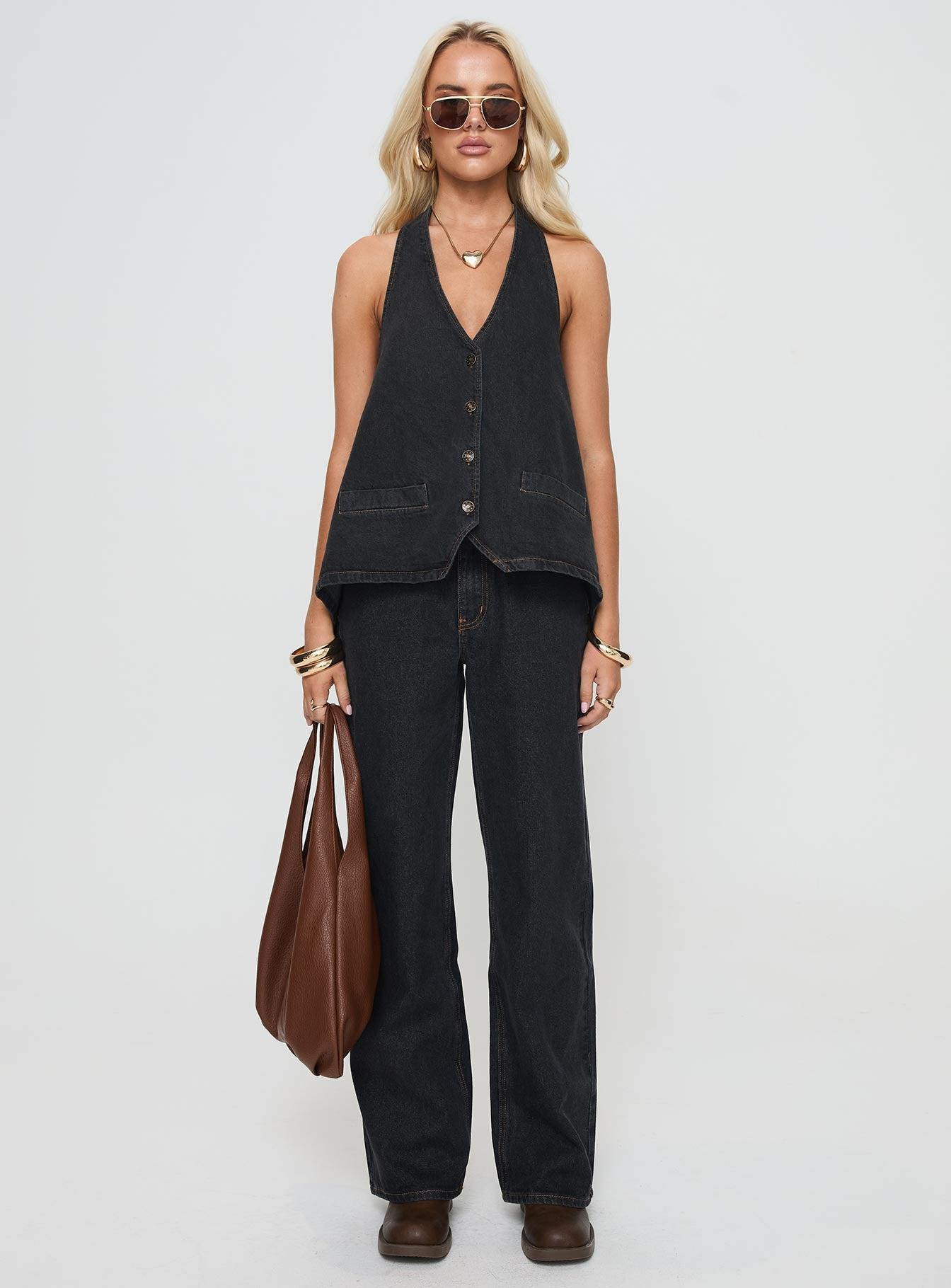 Top Model Jeans Charcoal Product Image