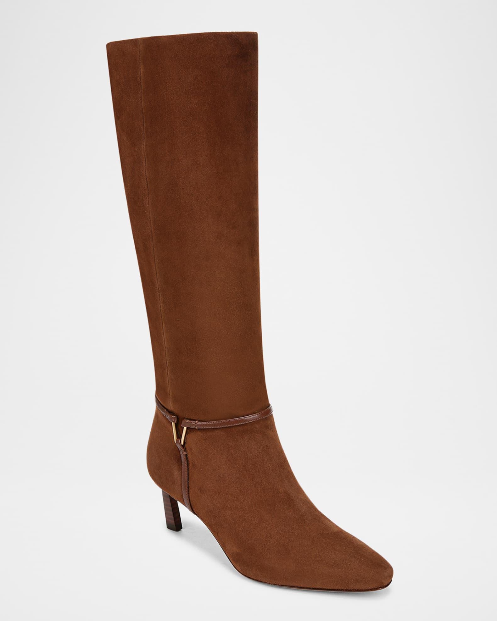Kenzie Suede Harness Boots Product Image