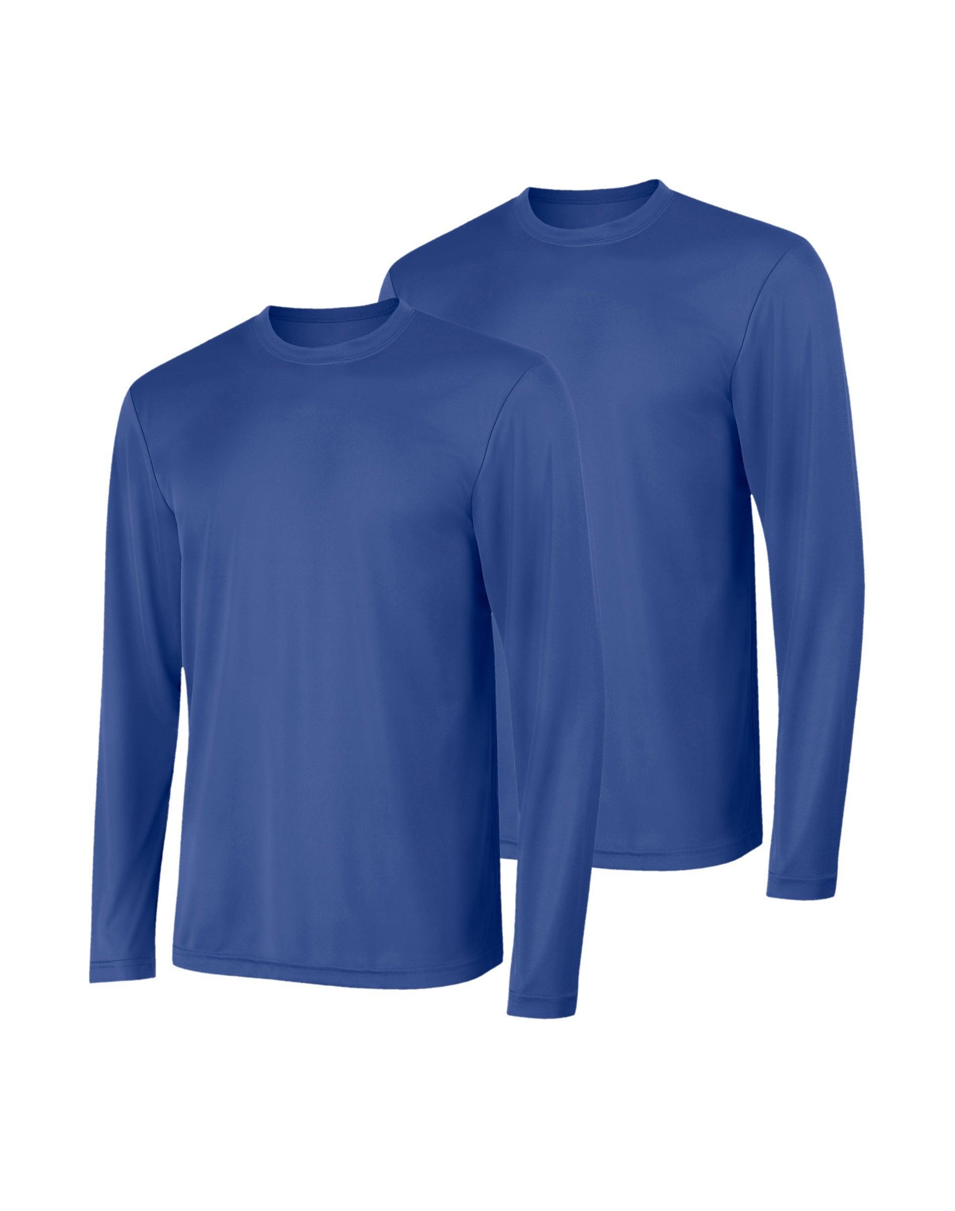Hanes Sport Cool DRI Mens Performance Long Sleeve T-Shirt, Value 2-Pack White S Product Image