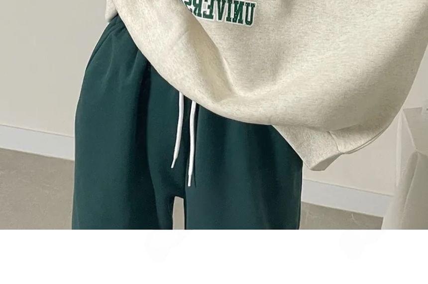 Lettering Loose-Fit Pullover Product Image