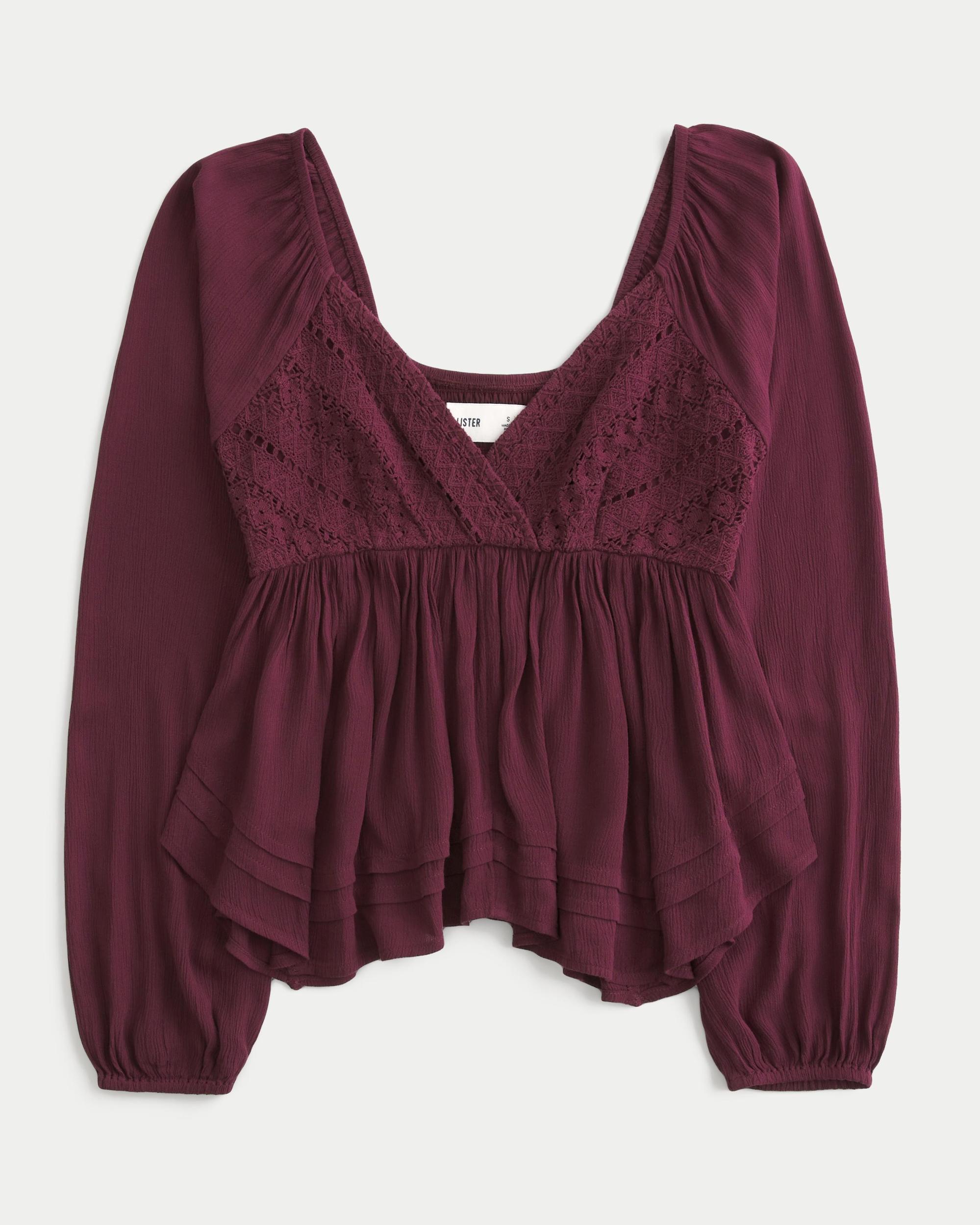 Easy Lace Bust Babydoll Top Product Image