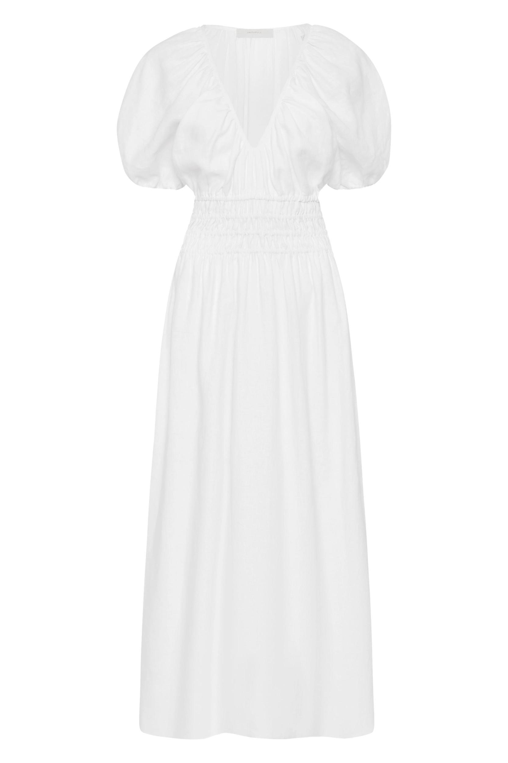 Geriba Maxi Dress White - Final Sale Product Image