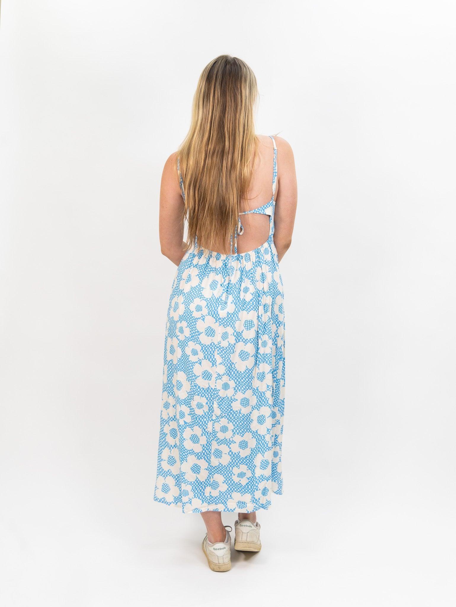 Compania Fantastica Flower Box Long Floral Dress Product Image