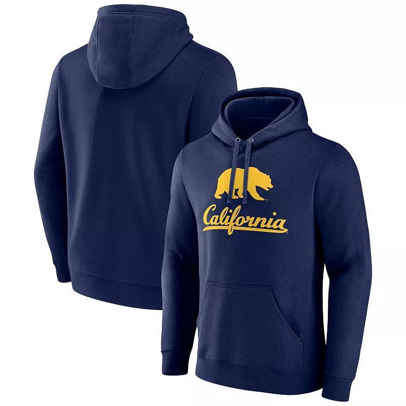 Men's Fanatics  Navy Cal Bears Team Lockup Pullover Hoodie, Size: 2XL, Blue Product Image