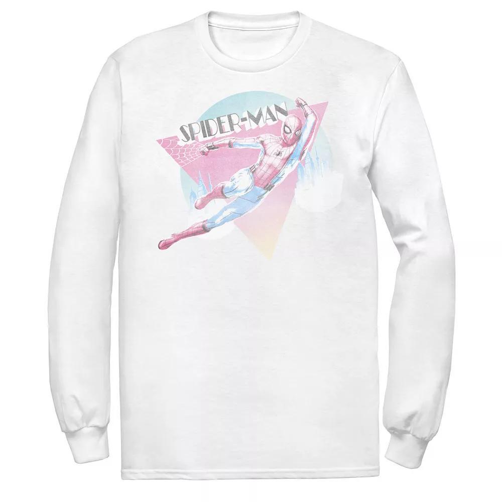 Men's Marvel Spider-Man: Far From Home Spider-Man Swing Tee, Size: Small, White Product Image