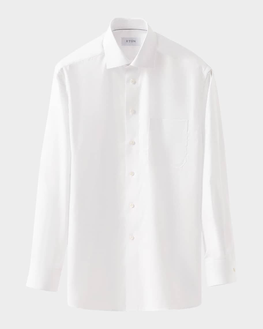 Mens Classic-Fit Twill Sport Shirt Product Image