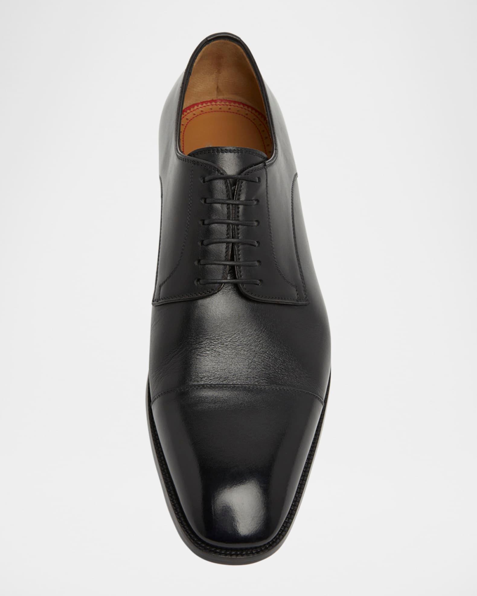 Men's Leather Red-Sole Derby Shoes Product Image
