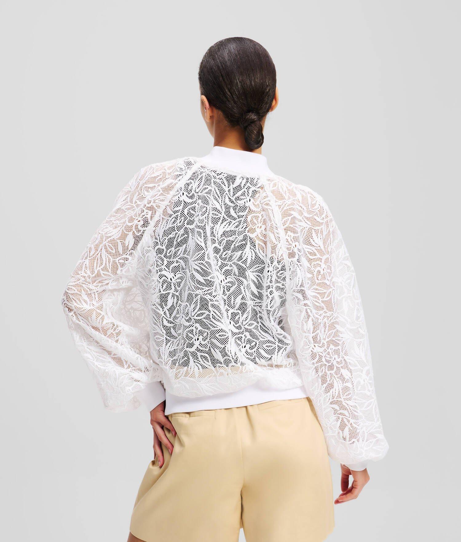 ORCHID EMBROIDERY BOMBER JACKET Product Image