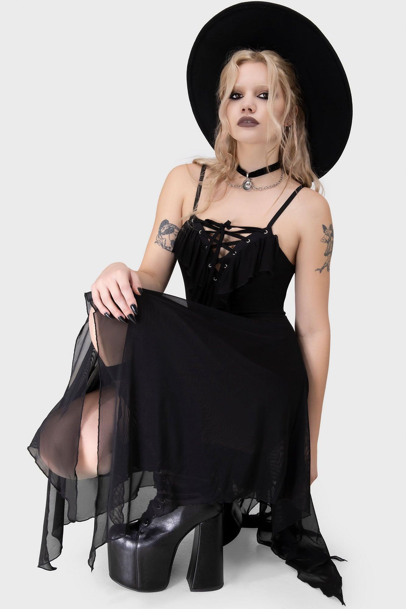 Anshee Lace-Up Dress Female Product Image