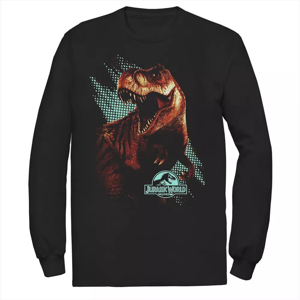 Men's Jurassic World Red Evolved Predator T-Rex Tee, Size: Small, Black Product Image