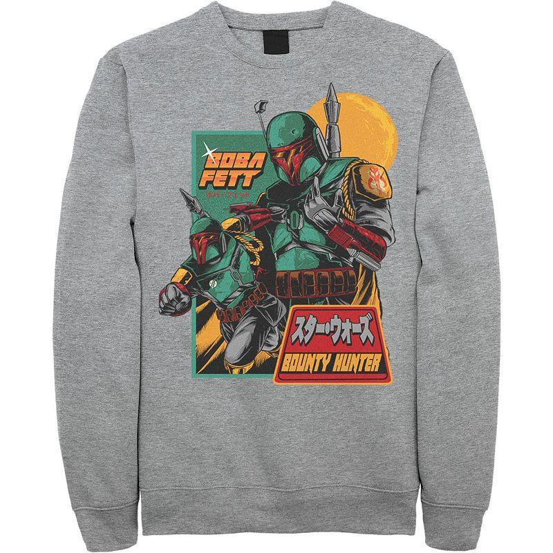 Men's Star Wars Mandalorian Soldier Kanji Sweatshirt, Size: Large, Black Product Image