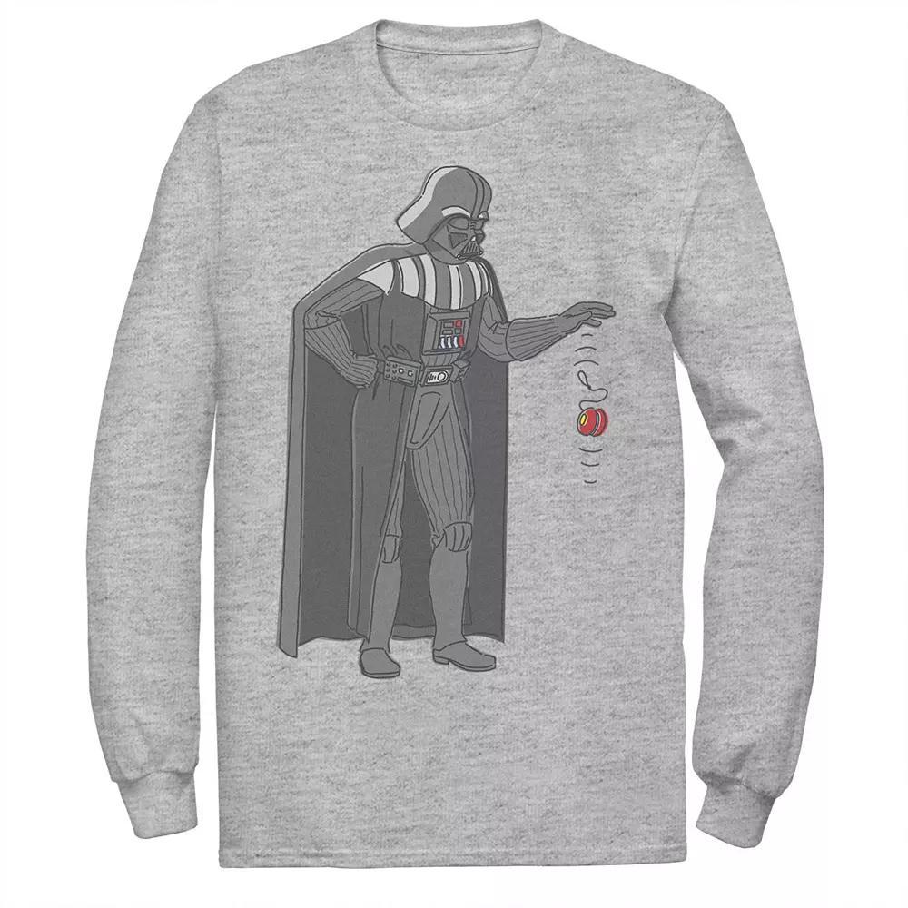 Men's Star Wars Darth Vader Force Yo-Yo Graphic Tee, Size: Large, Athletic Grey Product Image
