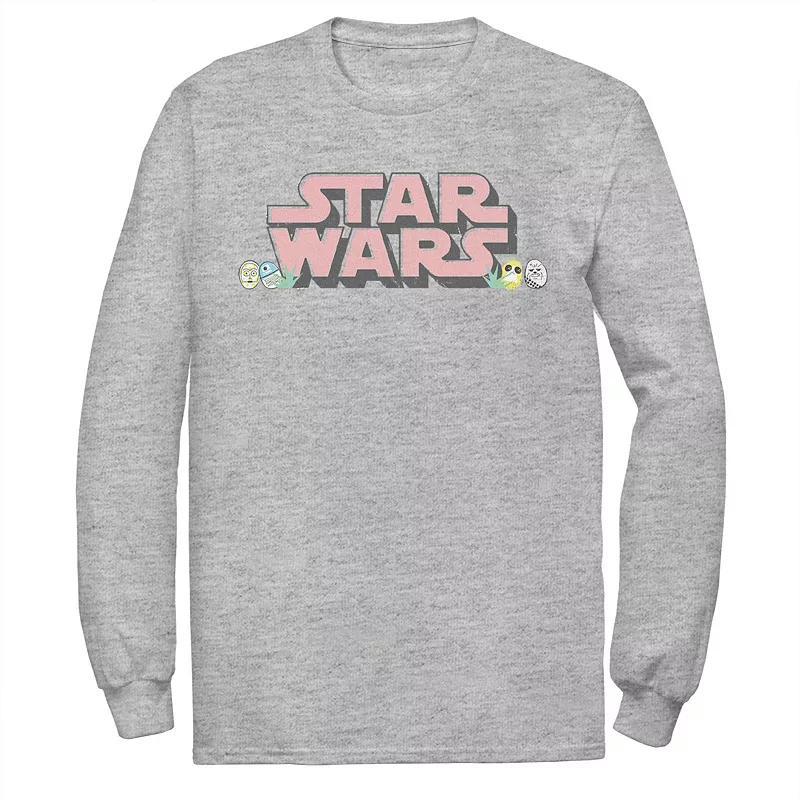 Big & Tall Star Wars Easter Egg Logo Graphic Tee, Men's, Size: Large Tall, Athletic Grey Product Image