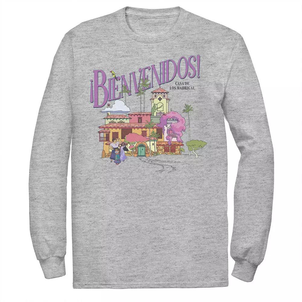 Disney's Encanto Welcome Card Portrait Men's Tee, Size: XXL, Athletic Grey Product Image