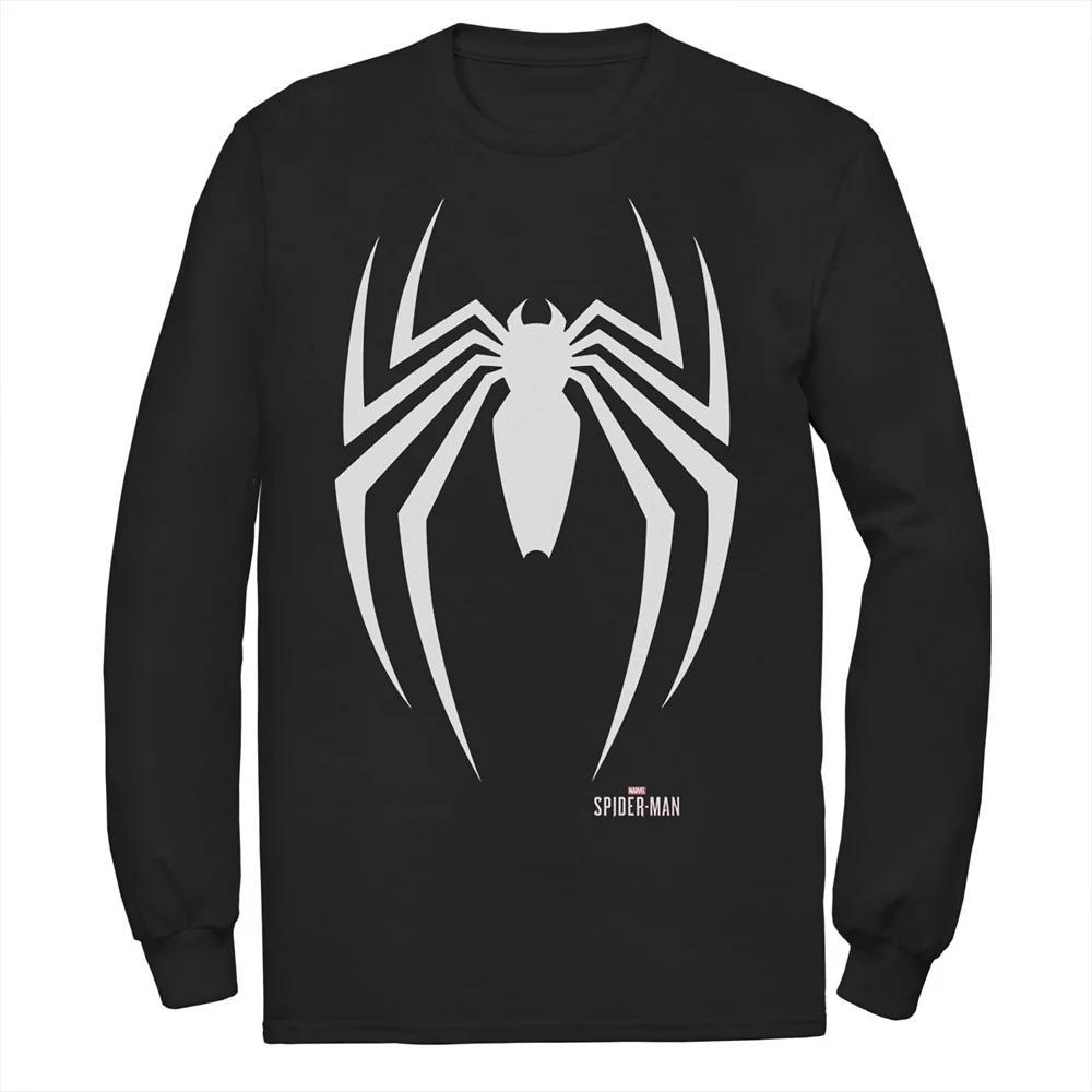 Men's Marvel Spider-Man Chest Logo Tee, Size: Medium, Black Product Image