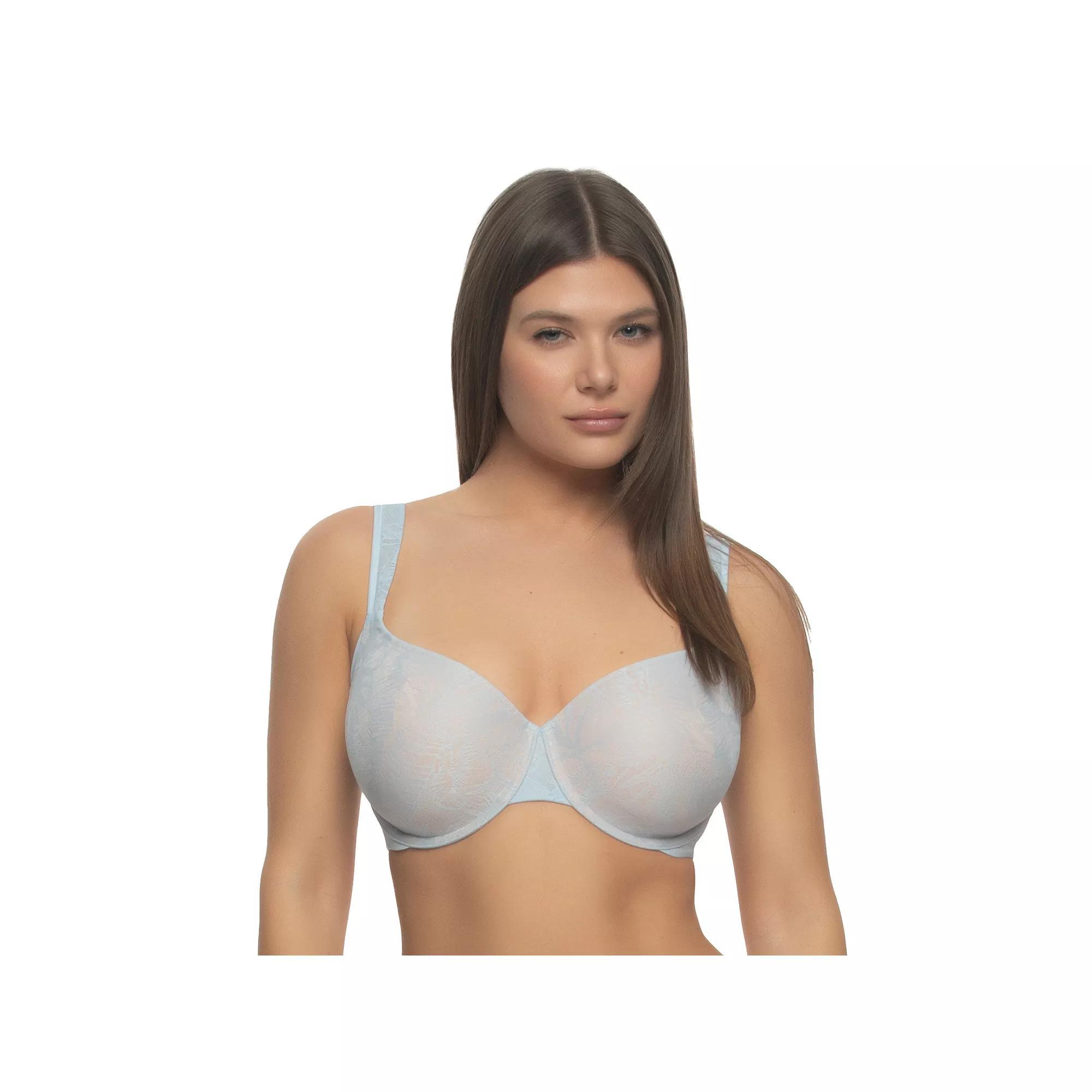 Plus Size Paramour by Felina Jessamine Contour Side Smooth Bra 135083, Women's, Size: 36 G, Skyway Product Image