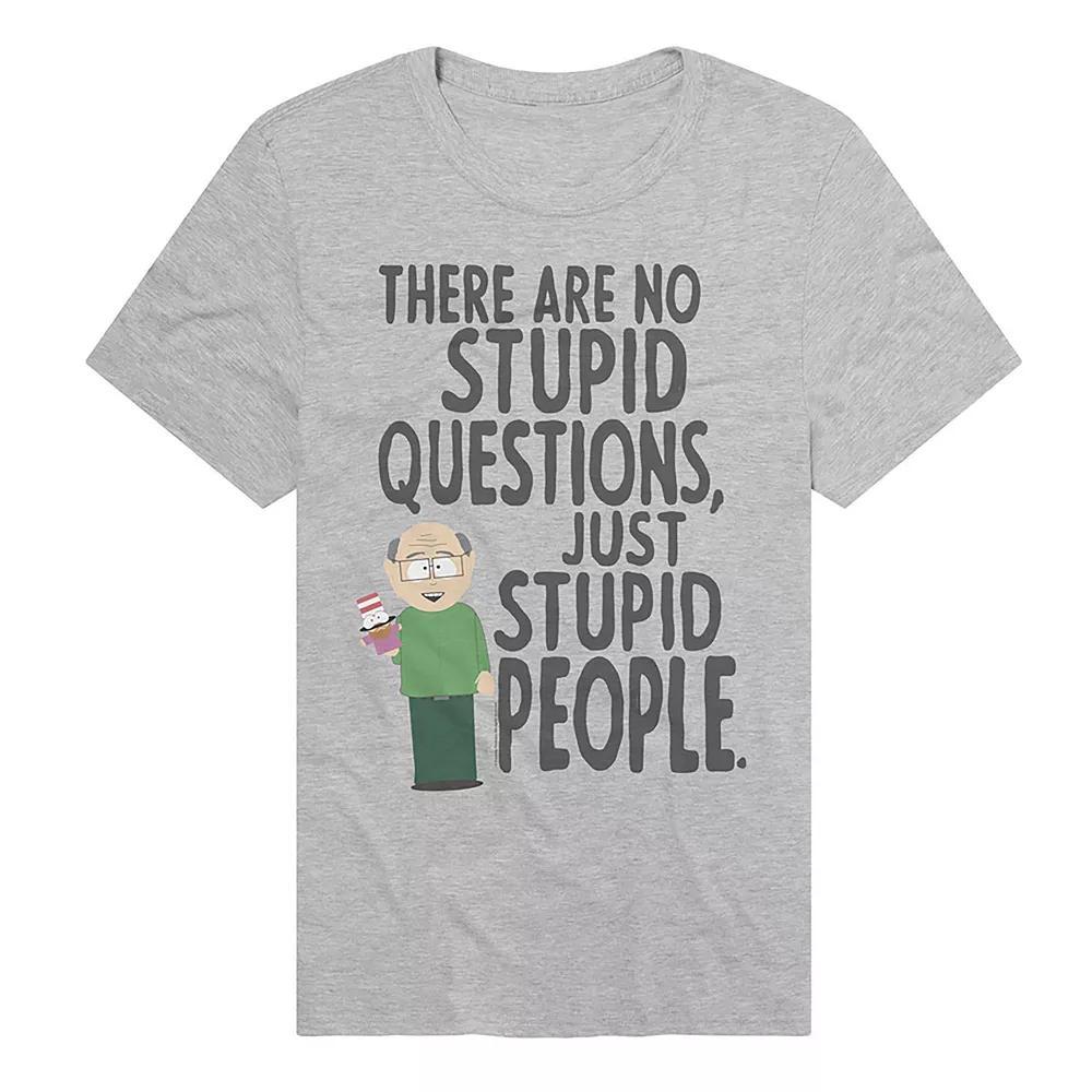Men's South Park Mr. Garrison Graphic Tee, Size: Large, Athletic Grey Product Image