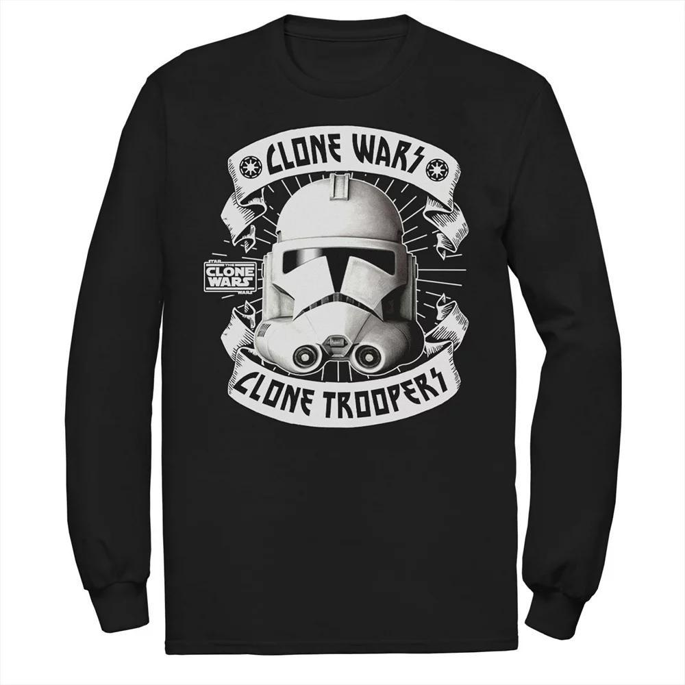 Men's Star Wars: Clone Wars Stormtrooper Portrait Tee, Size: Medium, Black Product Image