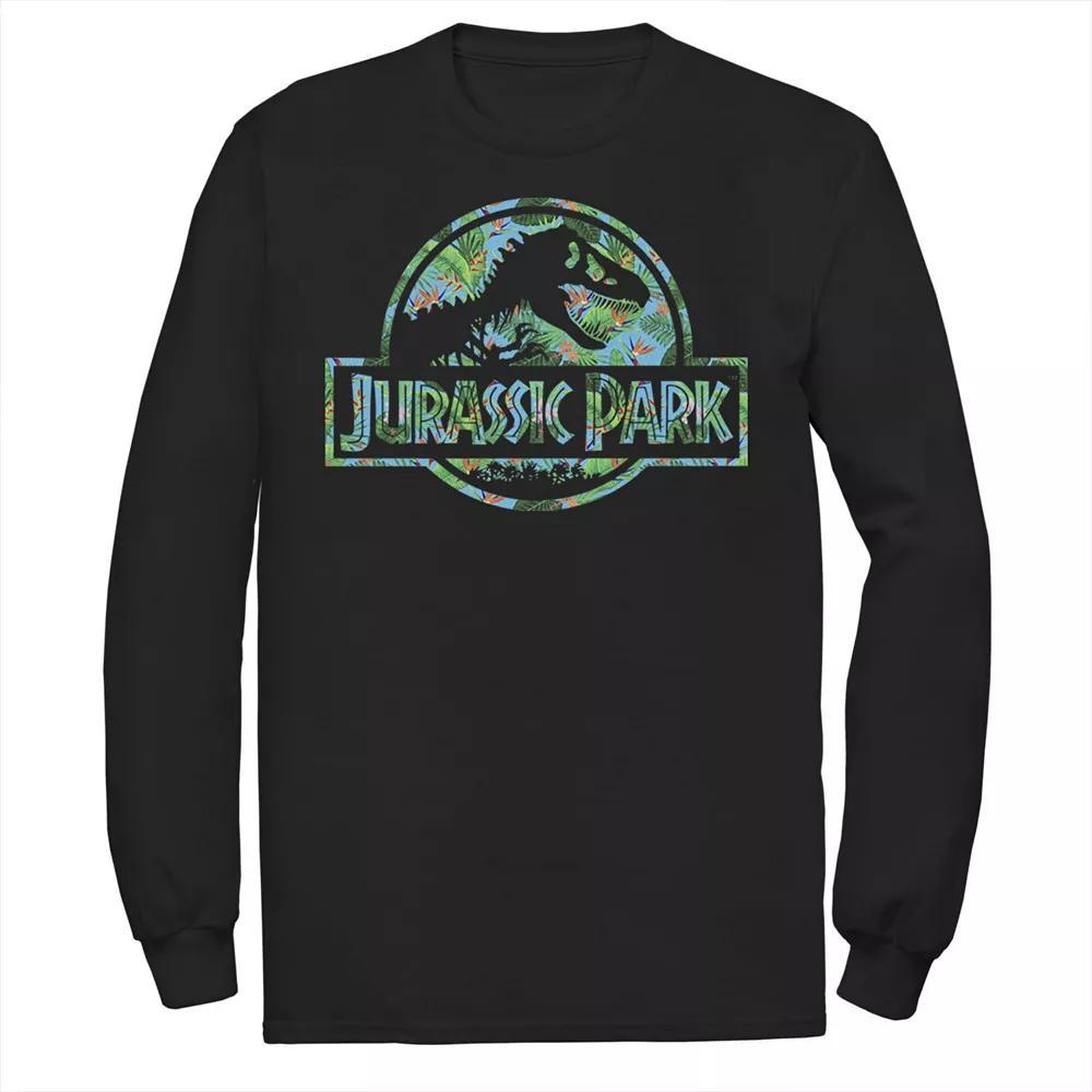 Mens Jurassic Park Sunset Circle Logo Outlined Tee, Mens Product Image