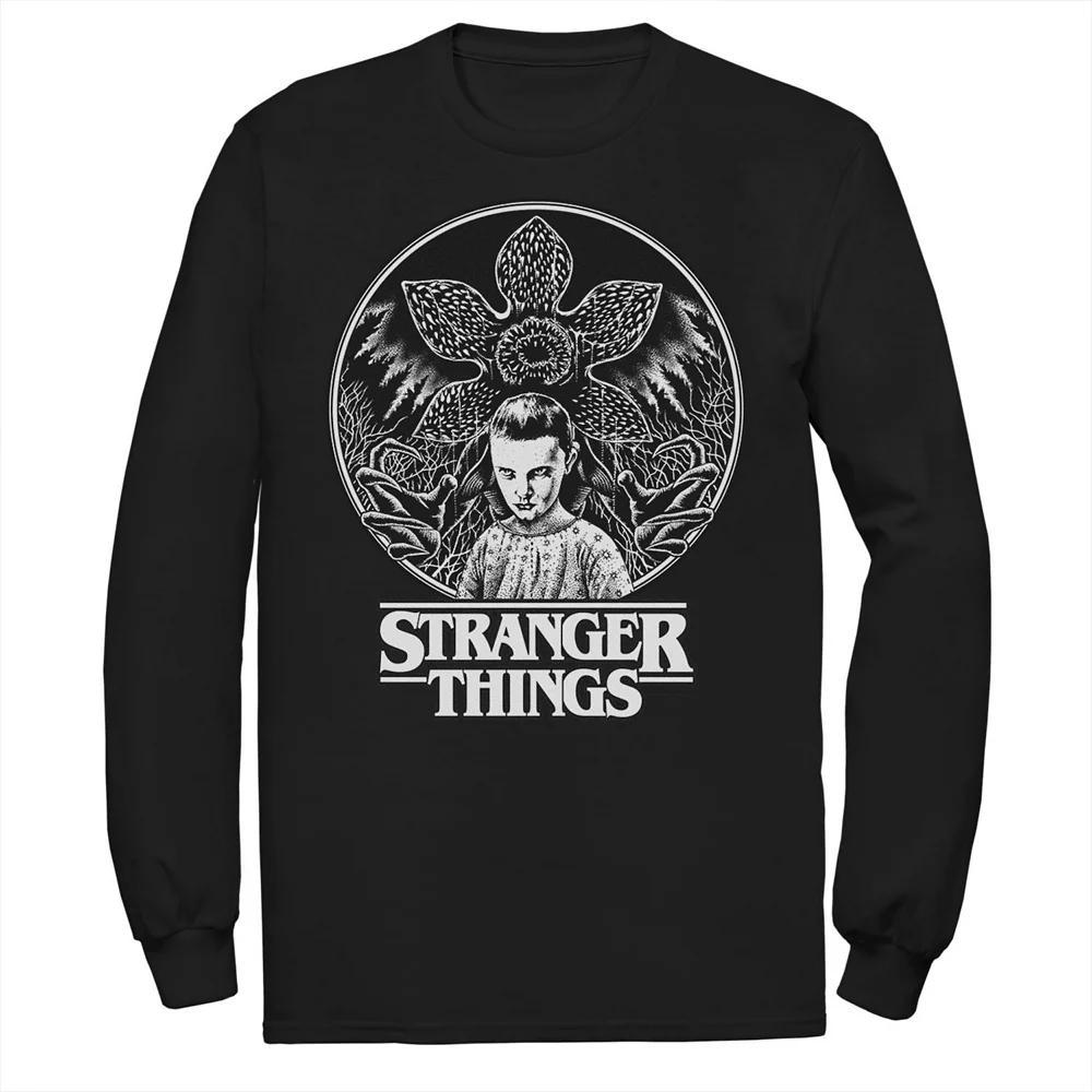 Mens Netflix Stranger Things Eleven And Demogorgon Circle Tee Product Image