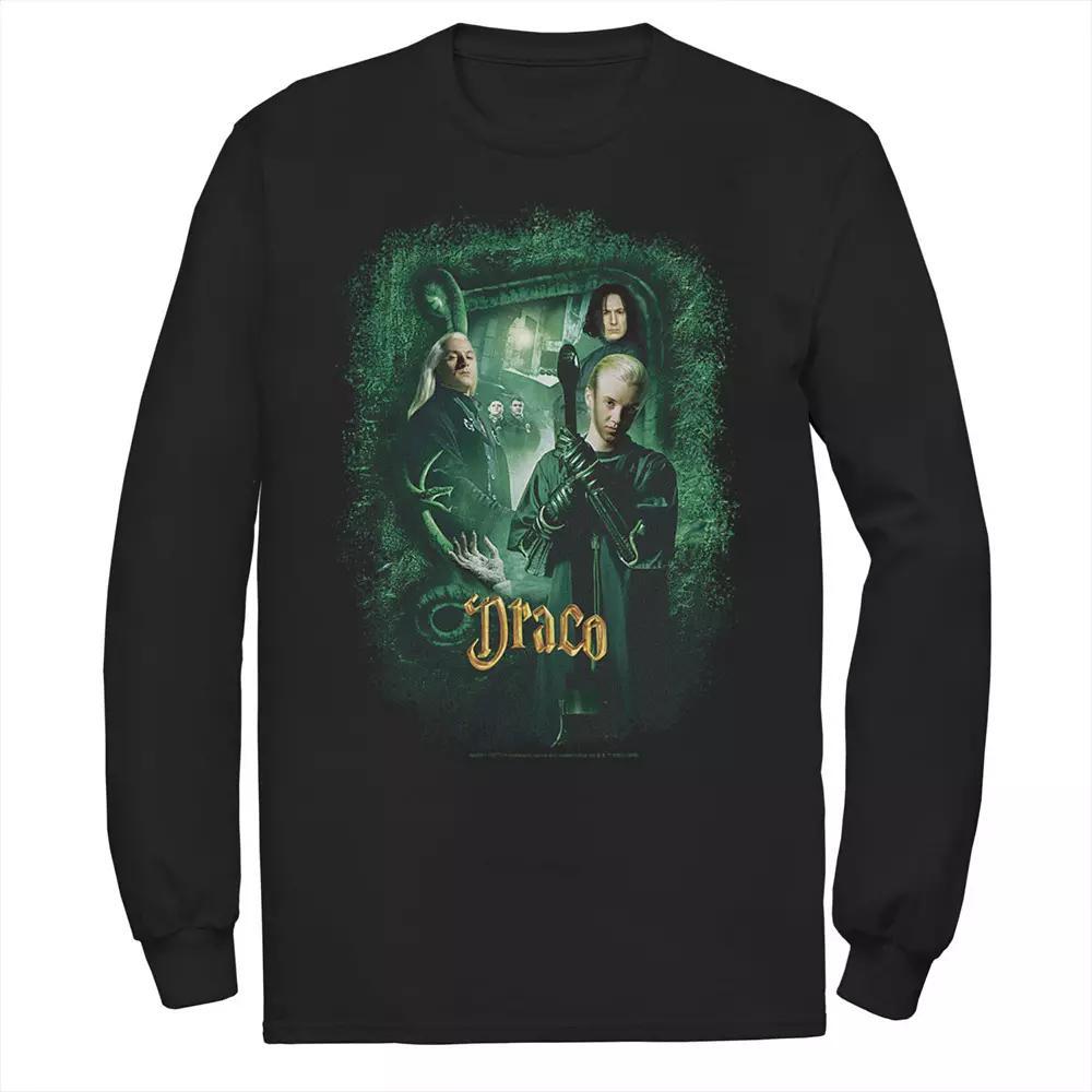 Big & Tall Harry Potter Hogwarts Legacy Bird Live The Unwritten Long Sleeve Graphic Tee, Men's, Size: 4XL, Blue Product Image