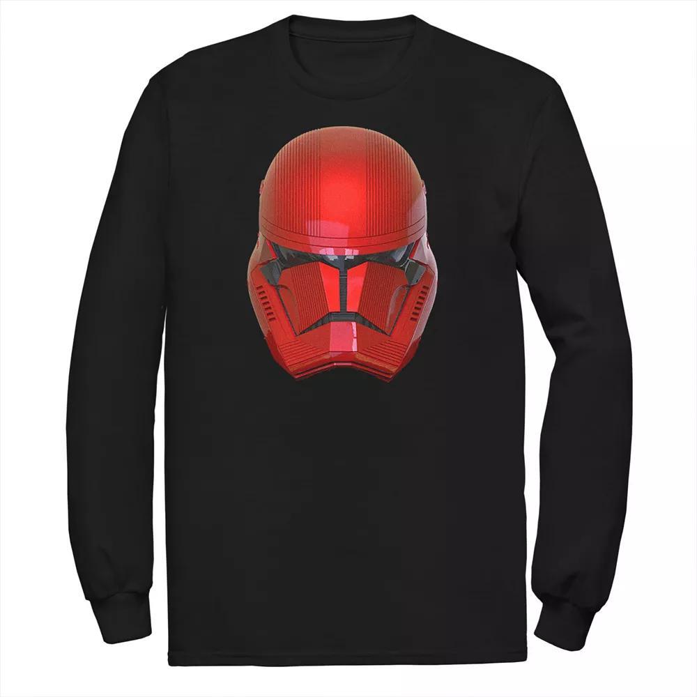Men's The Rise of Skywalker Sith Trooper Helmet Sweatshirt, Size: Large, Black Product Image