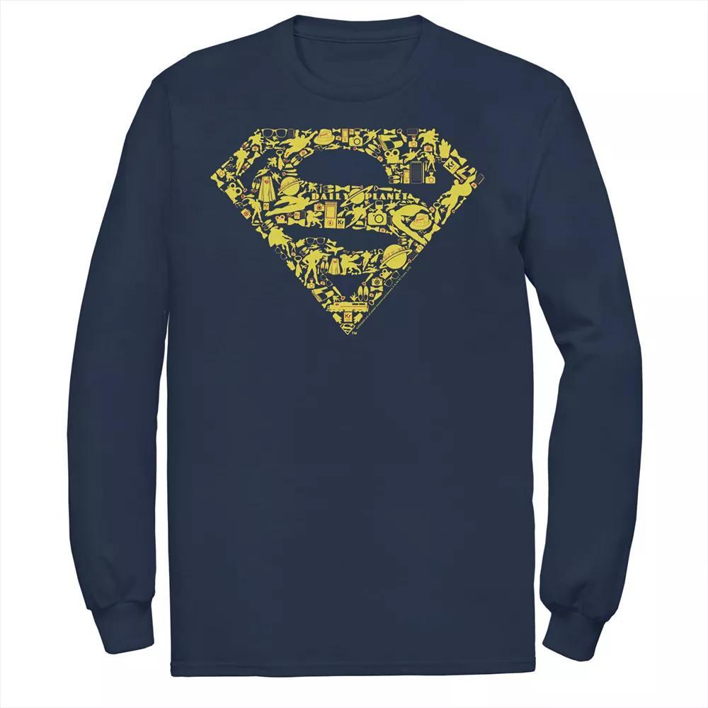 Men's DC Comics Aquaman Simple Text Logo Portrait Tee, Size: XXL, Blue Product Image