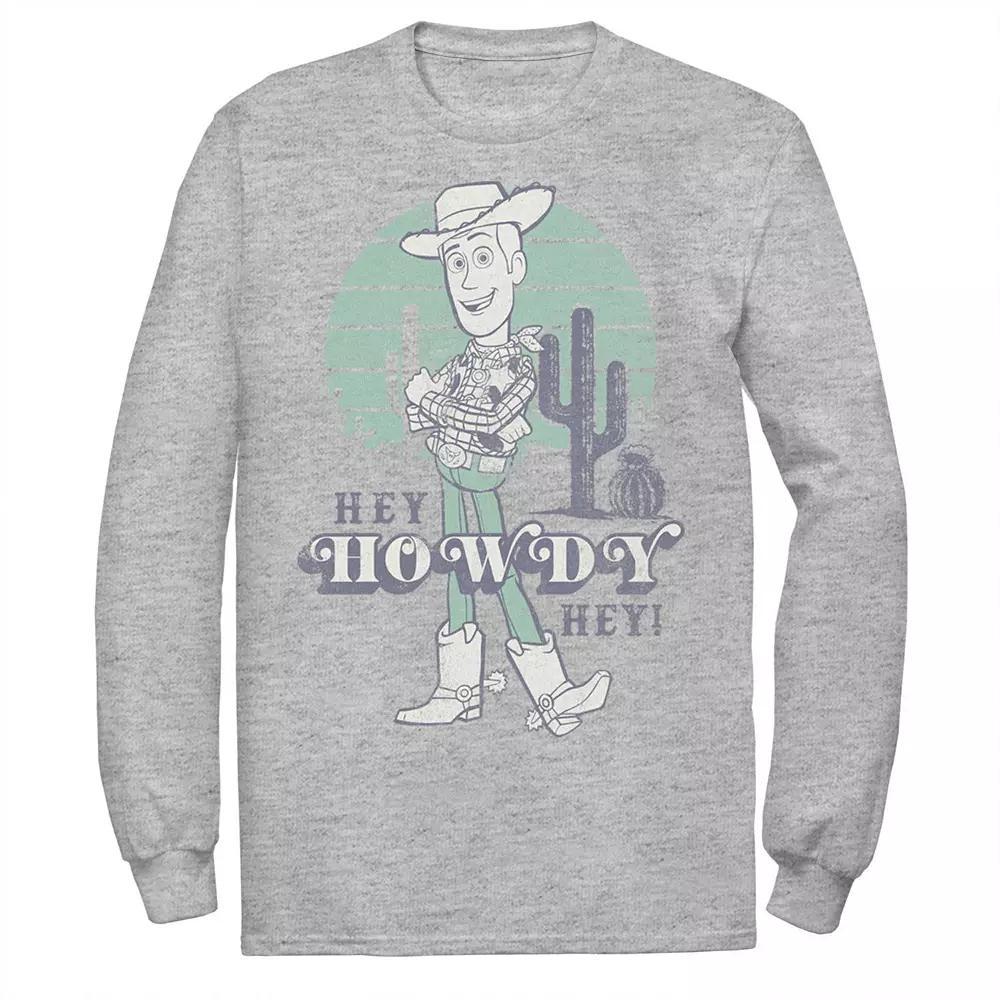 Disney / Pixar's Toy Story Men's Pastel Hey Howdy Hey Woody Tee, Size: Large, Black Product Image