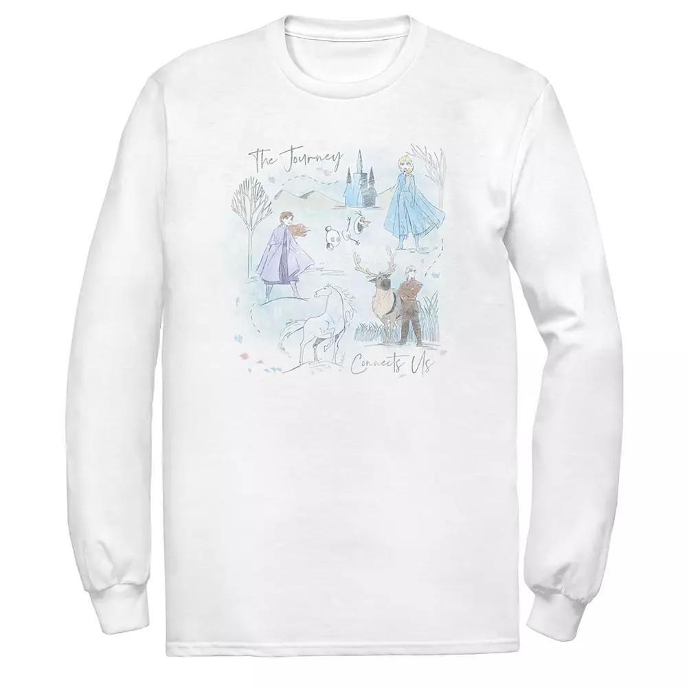 Disney's Frozen II Men's Journey Tee, Size: XXL, White Product Image