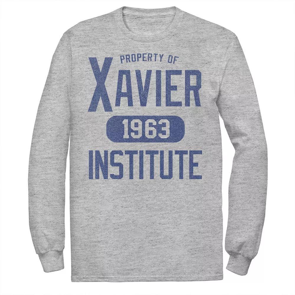 Men's Marvel X-Men Xavier Institute Campus Property Tee, Size: Medium, Athletic Grey Product Image