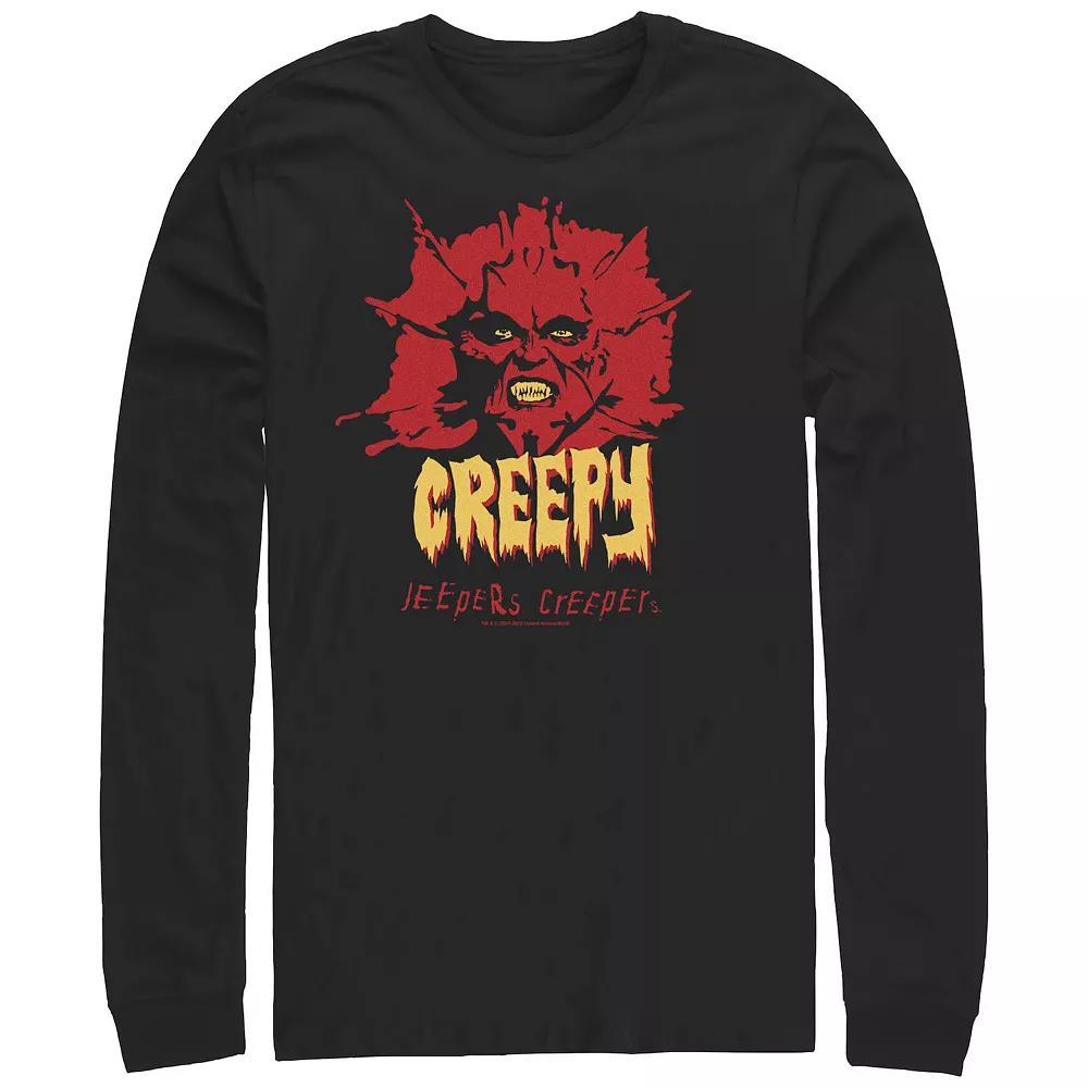 Men's Jeepers Creepers Creepy Long Sleeve Graphic Tee, Size: Large, Black Product Image
