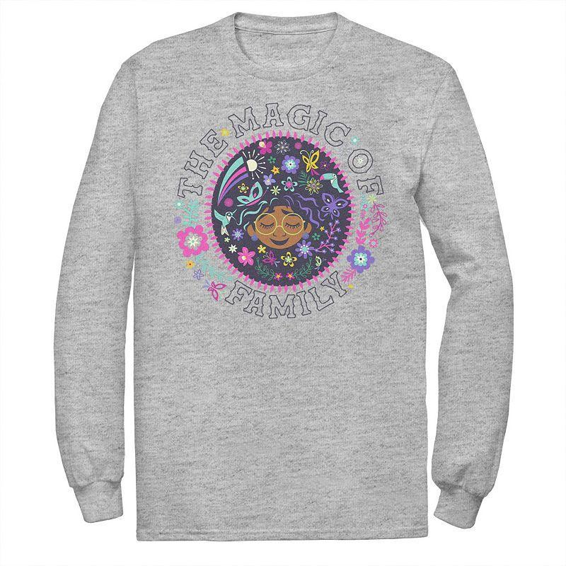 Disney's Encanto The Magic Of Family Mirabel Circle Portrait Men's Tee, Size: Small, Athletic Grey Product Image