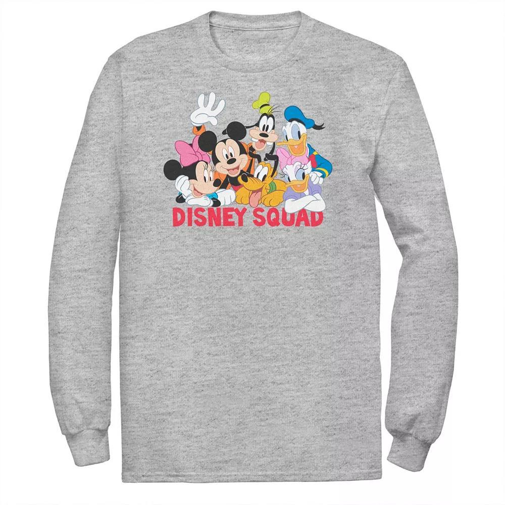 Disney's Mickey Mouse And Friends Big & Tall Disney Squad Long Sleeve Graphic Tee, Men's, Size: 5XL, Athletic Grey Product Image