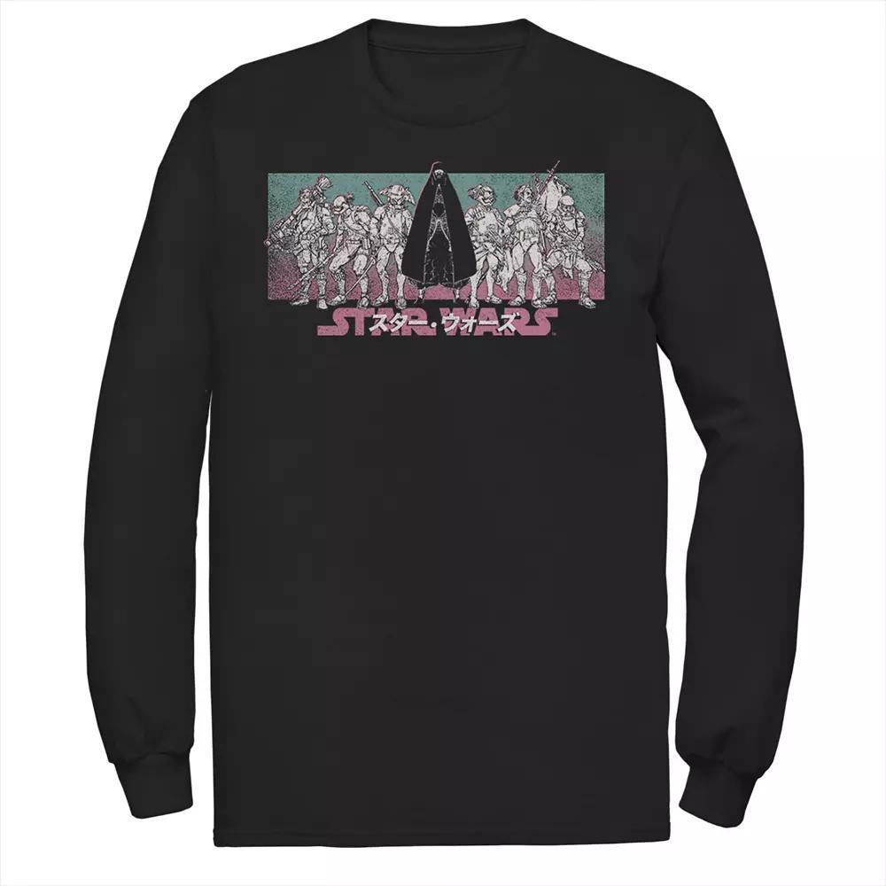 Men's Star Wars Visions Group Poster Graphic Tee, Size: Small, Black Product Image