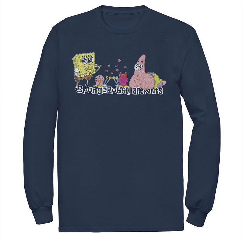 Men's SpongeBob SquarePants Googley Eye Portrait Tee, Size: Large, Blue Product Image