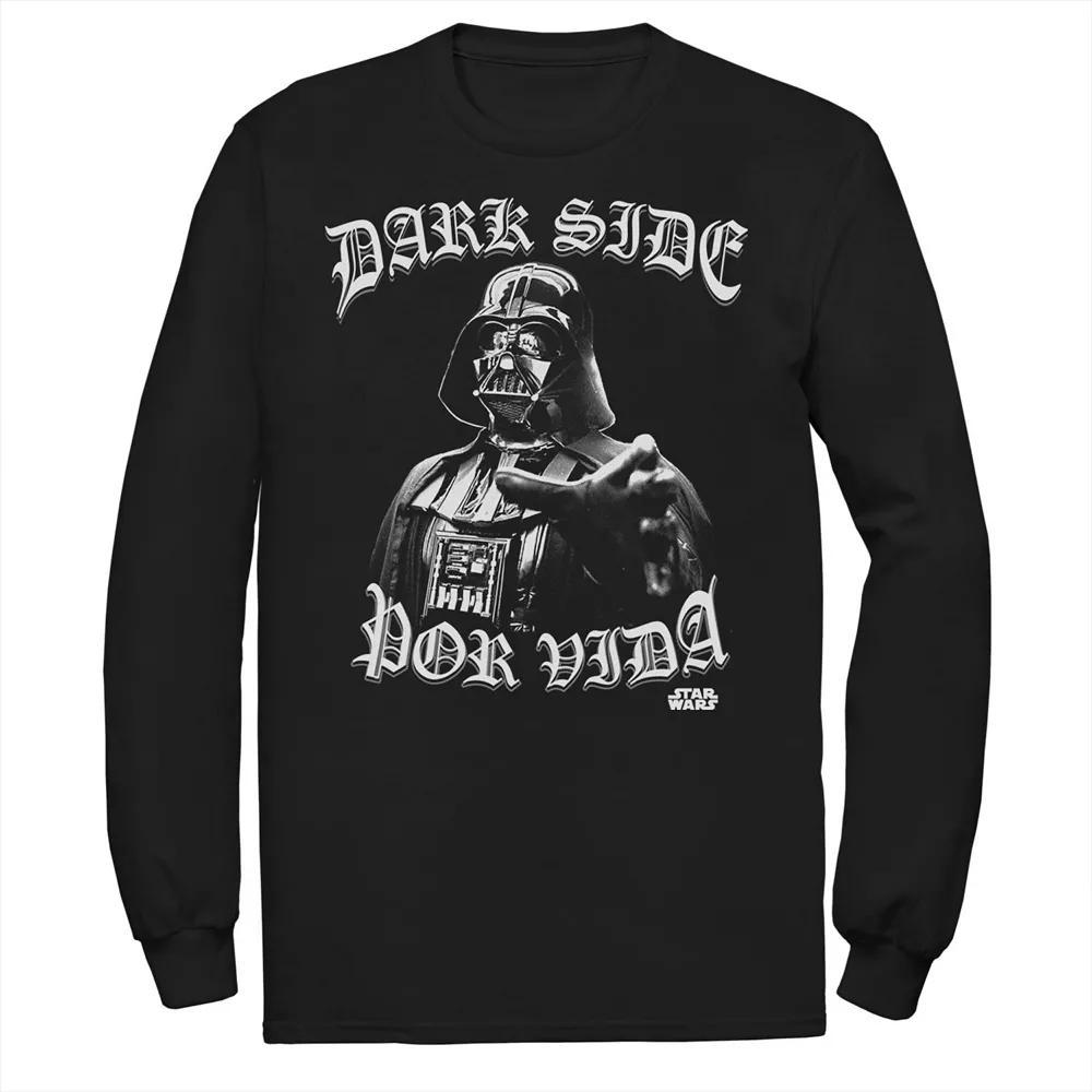 Men's Gonzales Darth Vader Dark Side Por Vida Portrait Tee, Size: Small, Blue Product Image