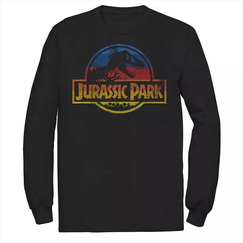 Men's Jurassic Park Classic Simple Text Tee, Size: Small, Blue Product Image