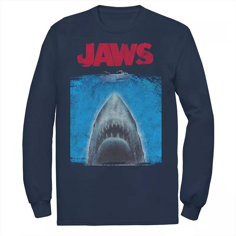 Men's Jaws Movie Poster Tee, Size: Medium, Athletic Grey Product Image