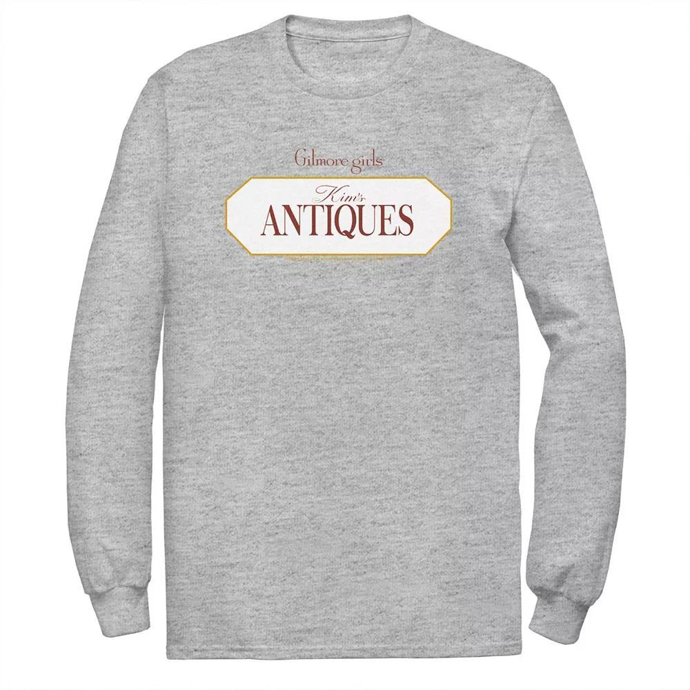 Men's Gilmore Girls Kim's Antiques Logo Tee, Size: Medium, Athletic Grey Product Image