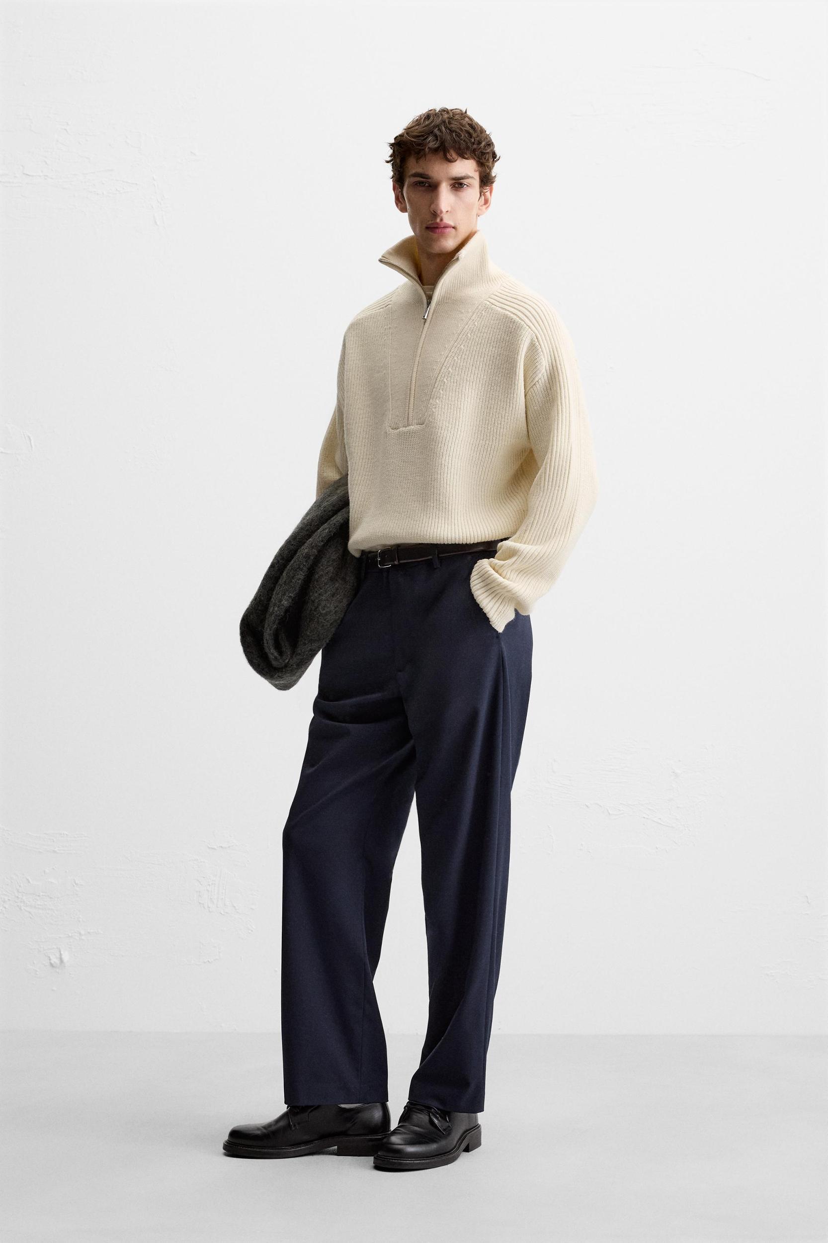 ZIP COLLAR SWEATER Product Image