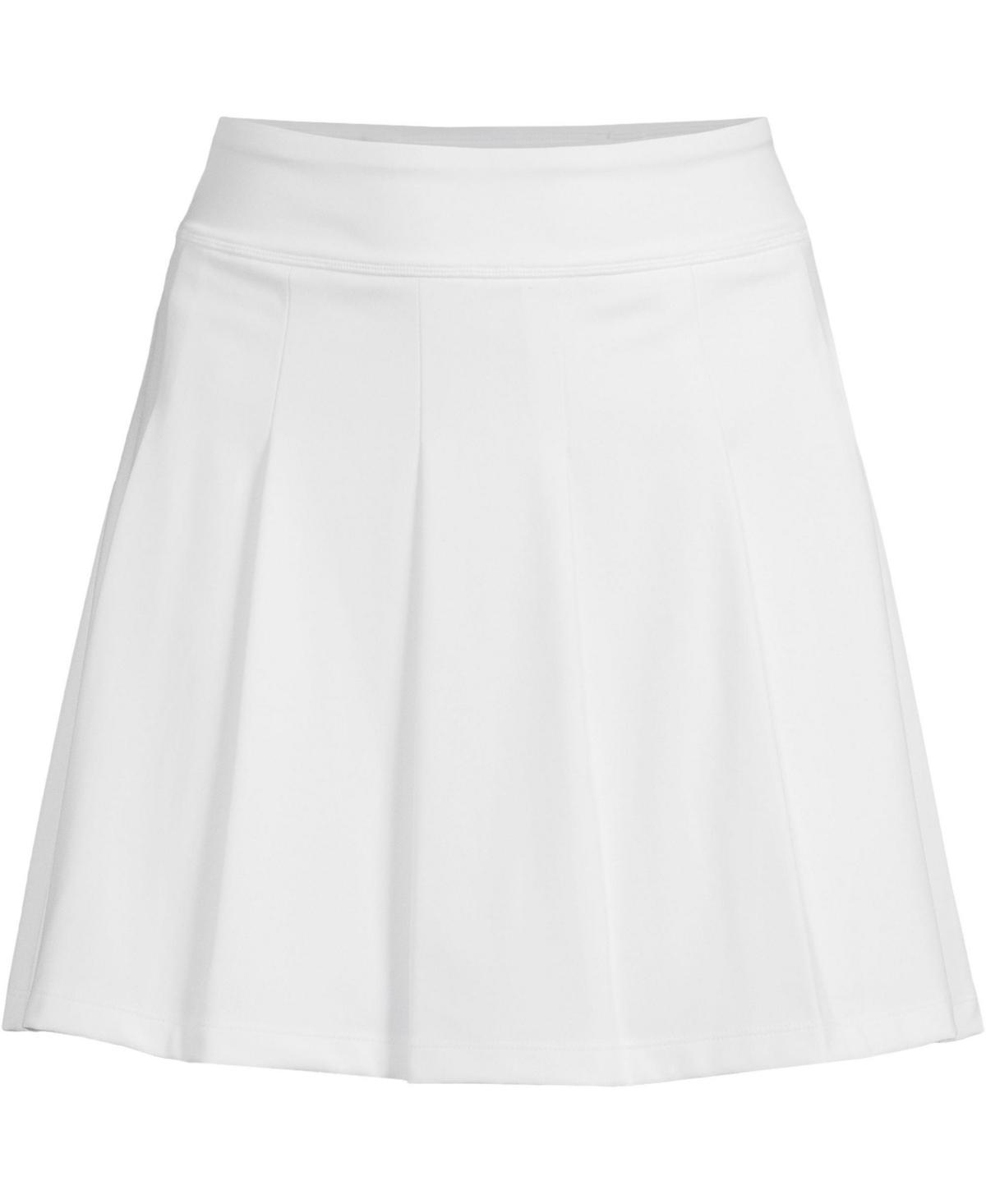 Women's Lands End Active High Impact High-Rise Skort, Size: XL, Black Product Image